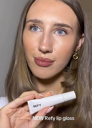 Блиск для губ refy tinted lip gloss, у відтінку clay, 13 ml