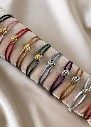 Браслет на нитці у стилі картьє трініті cartier