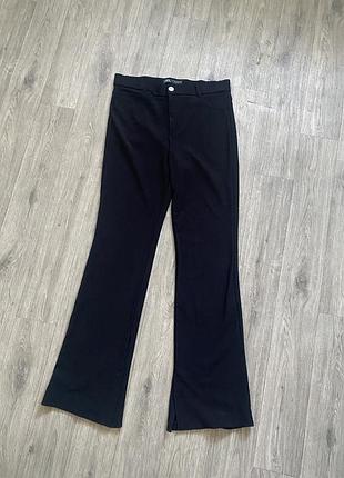 Штани zara чорні, розмір l-xl