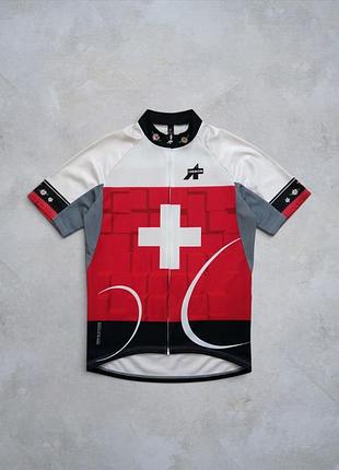 Веломайка велофутболка assos × patta