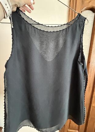 Massimo dutti шовковий топ/блуза