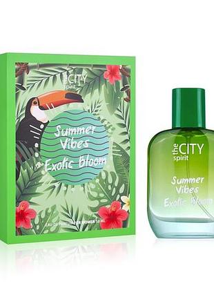 The city spirit summer vibes exotic bloom