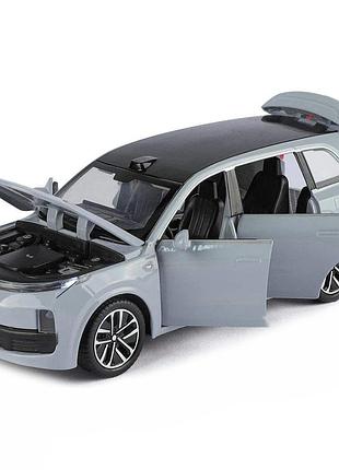 Металлическая машинка li auto l9 1:32 li xiang – модель кроссовера, инерционный механизм, светятся фары, звук двигателя
