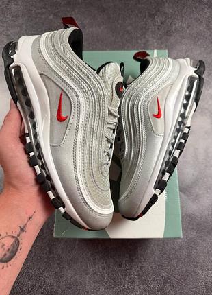 Nike air max 97 grey red