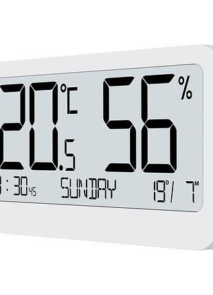 Термогігрометр цифровий домашній technoline ws9455 white, ws9455