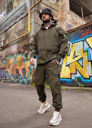 Спортивний костюм анорак stone island олива✅