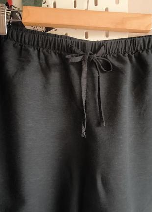 Чорні лляні шорти h&m, розмір m 🖤