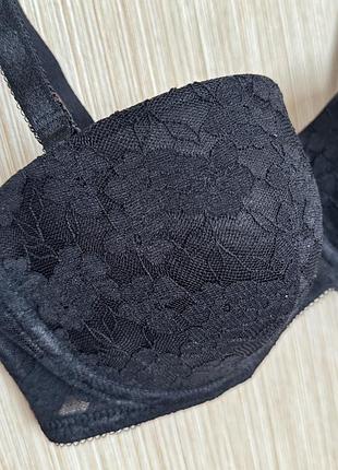 Кружевной бюстгальтер-балконет new look р.75 d