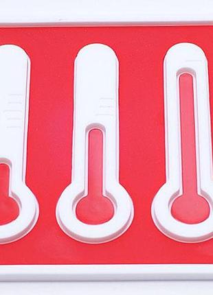 Подставка под горячее thermometer 15x15 см, силиконовая, термостойкая, кухонный аксессуар