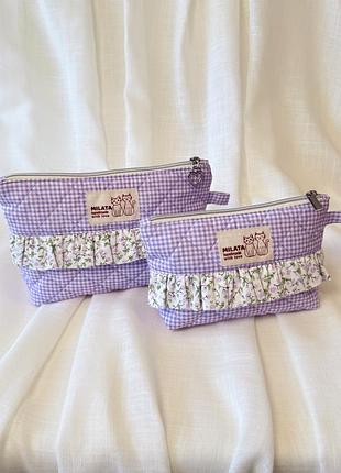 Набір косметичок ручної роботи, handmade, milata