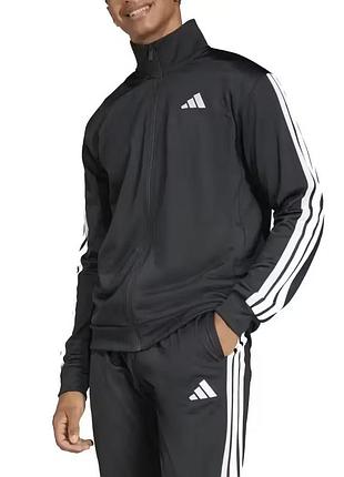 Оригінал спортивна вітрівка на замку adidas chandal jacket adidas model ji8816 for man оригинал зіпка чорна ветровка xl
