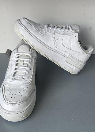 Кросівки nike air force 1 shadow white ci0919-100 оригінал розмір 39