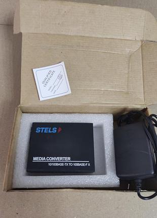 Новый медиаконвертер stels-f110sb-20a (sc, single-mode, 20 км)