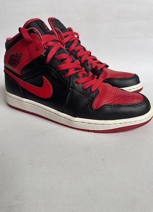 Шкіряні кросівки nike air jordan