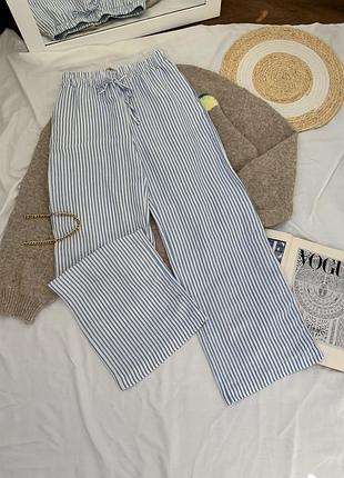 Брюки у піжамному стилі h&m