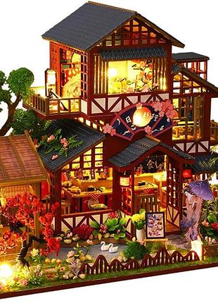 Румбокс японський будинок із садом diy japanese garden house інтер'єрний конструктор p015