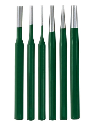 Hабір пробійників parkside set d'outils à poinçons 6 шт