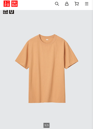 Базовая котоновая футболка uniqlo, size m (женский l/xl), unisex, состояние идеальное, плечи 44 подпятника 55 длина 67
