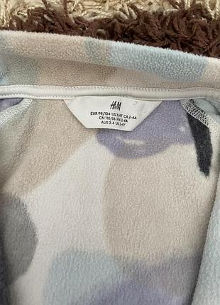 Флисовая кофта h&m 4