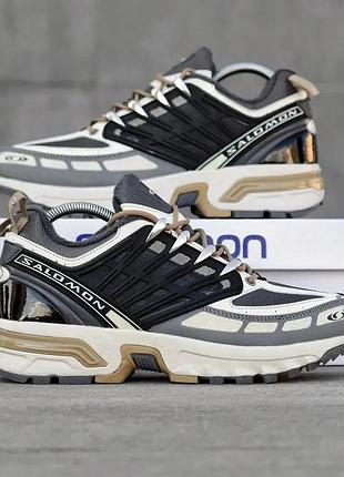 Стильні кросівки salomon acs pro gray waterproof термо