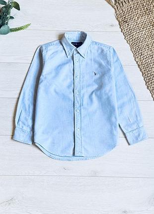 🥥сорочка ralph lauren на 6/7 р ціна -220 г🥥колір світліший д-52 см р-43 см ширина/41 см