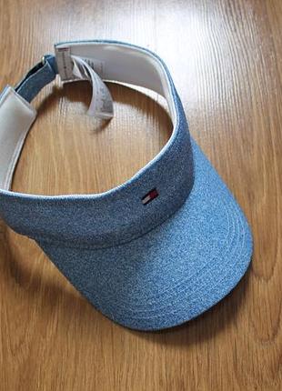 Унісекс теніска кепка без верху дашок козирок від сонця tommy hilfiger flexfitв