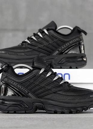 Стильні кросівки salomon acs pro black waterproof термо