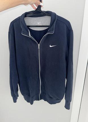 Толстовка nike кофта світшот чоловічий на молнії джемпер найк