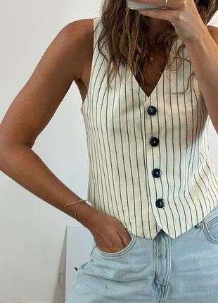 Жилетка безрукавка zara