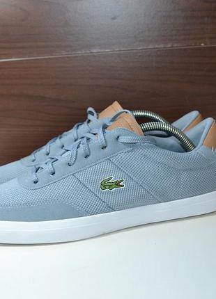 Lacoste court master 118 1 кеды  44.5р кроссовки сникерсы оригинал