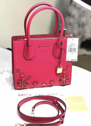 Оригинальная кожаная сумка michael kors1 фото