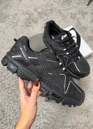 Стильные кроссовки asics gel-kahana 8 black gore-tex