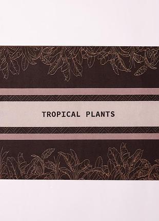 Килимок діатомітовий для сушіння посуду tropical plants 40*30 см yiwu hp-42-199