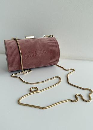 Сумка jean paul gaultier scandal velvet clutch