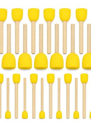 Набор спонжей для декорирования и рисования sponge-24, 1,2 см, 1,5 см, 2,5 см, 3 см, 24 шт