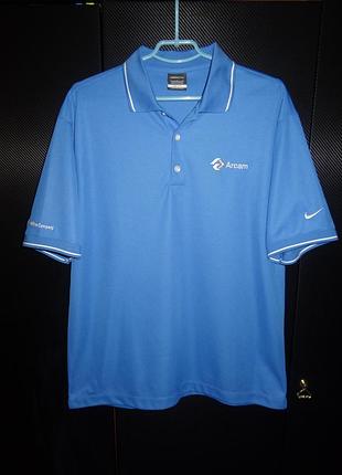 Футболка поло nike golf dri fit оригинал мужская спортивная технологичная l-xl