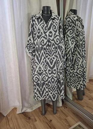 Комфортне плаття 👗 сорочка великого розміру італія
