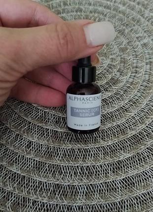 Сыворотка для лица alphascience tannic [cf] serum (миниатюра объемом 8 мл),