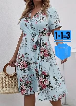 Сукня в квітковий принт shein xl