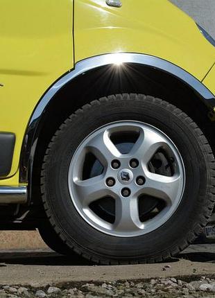 Накладки на колісні арки (4 шт., нержавійка) 2001-2007 для nissan primastar рр