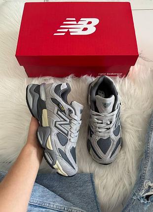 Стильные кроссовки new balance 9060 joe freshgoods grey cordura