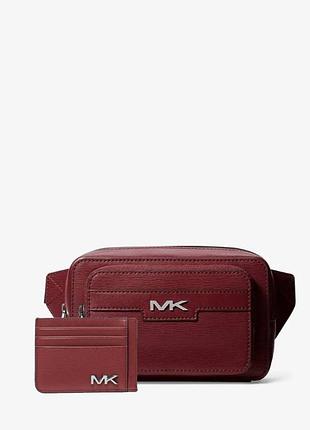Чоловічий набір cooper michael kors сумка-слінг і картхолдер