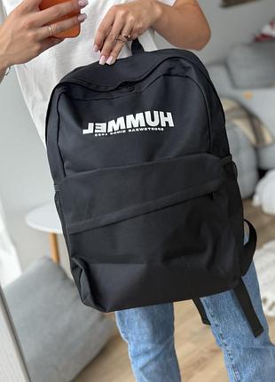 Рюкзакч чорний hummel унісекс