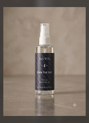 Свежий цитрусовый спрей для тела jack wills own the day (франция)