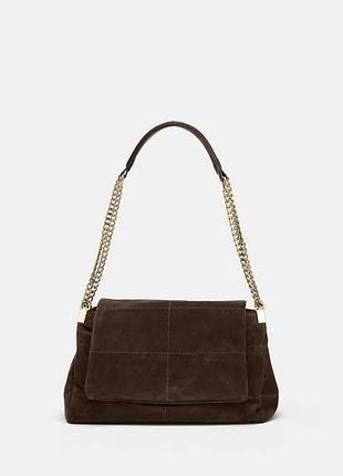 Шкіряна сумка zara