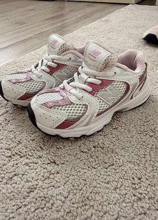 Дитячі кросівки new balance 530 🩷🤍