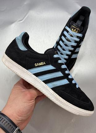 Чорні кросівки adidas samba