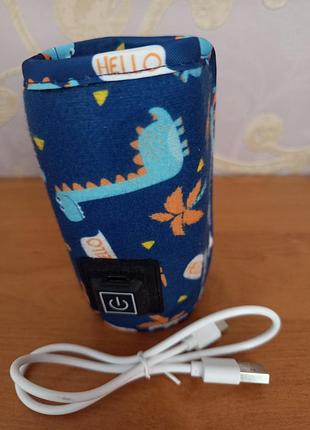 Портативный usb подогреватель, для детских бутылочек от повербанка supretto. 4