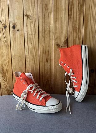 Новенькі чоловічі кеди взуття кросівки високі converse all star
