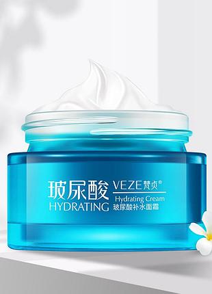 Крем ля обличчя з гіалуроновою кислотою hyaluronic acid veze hydrating cream 50мл